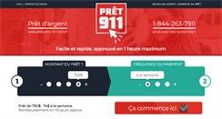 Desktop Screenshot of pret911.com
